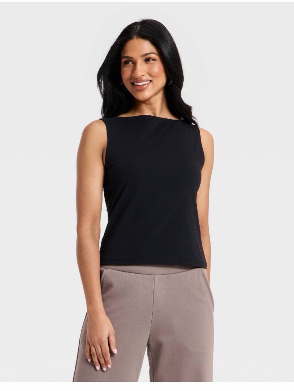 Women’s Sculpt Boat Neck Tank Top